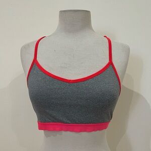 Danskin Gray and Pink Sports Bra for Light Impact
